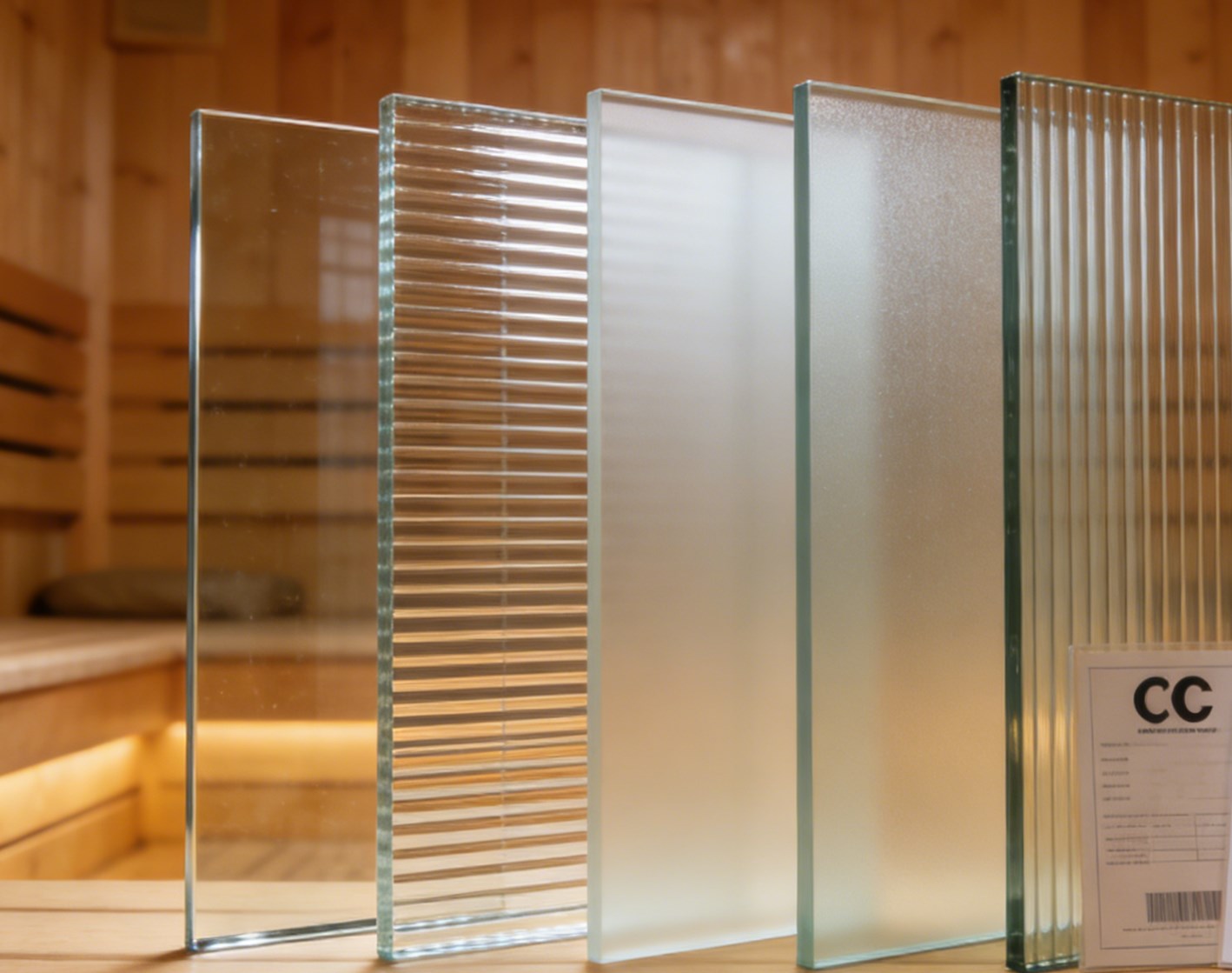 Сауна стакло отпорно на експлозија