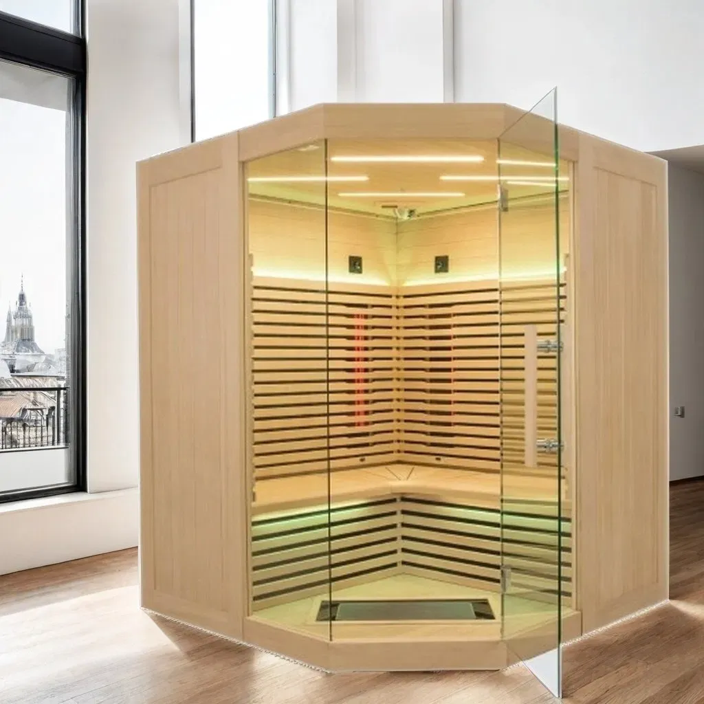 3-4 лице Hemlock инфрацрвена сауна за дома